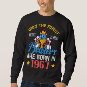 Endast De Finaste Vintage Klassiska Käglare Föds I Lång Ärmad Tröja
