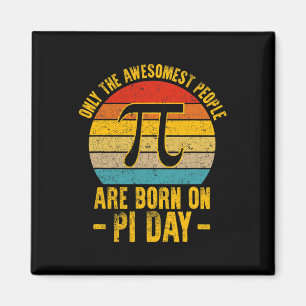 Endast de västligaste människorna föds på Pi Day M Magnet