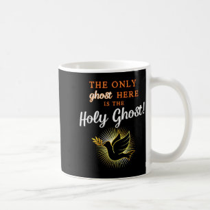 Endast Den Helige Ande - Roligt Anti Halloween Kri Kaffemugg