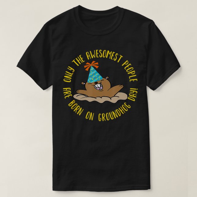Endast den västligaste människan föds på marken i  t shirt (Design framsida)