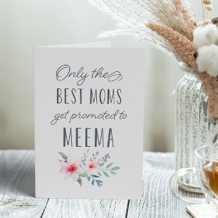 Endast det bästa Mammorna kan befordras till Meema Kort
