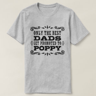 Endast det bästa Papporna befordras till diskett Tee Shirt