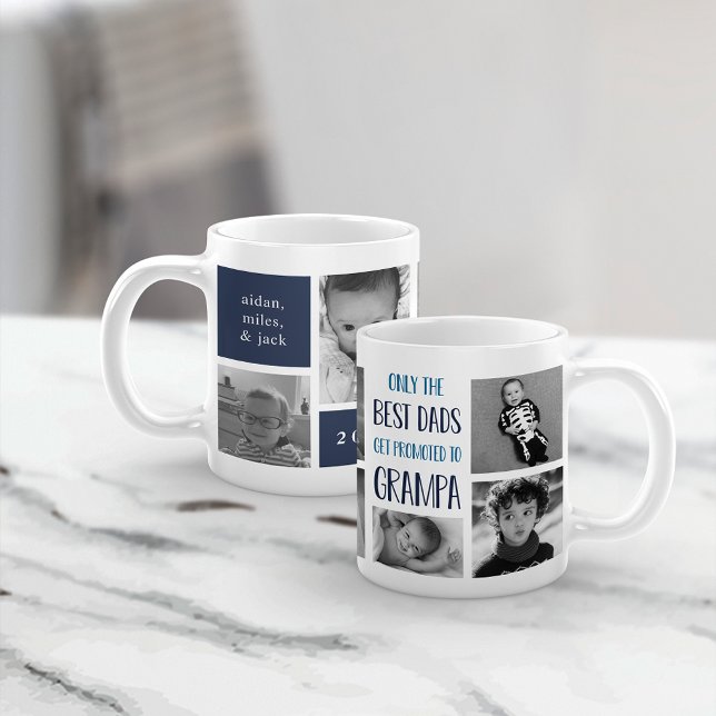 Endast det bästa Papporna kan befordras till Gramp Kaffemugg (Skapare uppladdad)