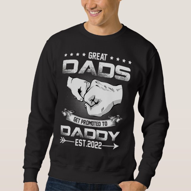 Endast det Underbarare Papporna befordras till pap Lång Ärmad Tröja (Framsida)