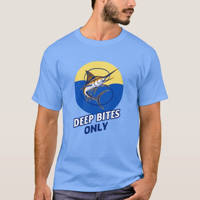 Endast djupa Bitor T-shirt (Framsida)