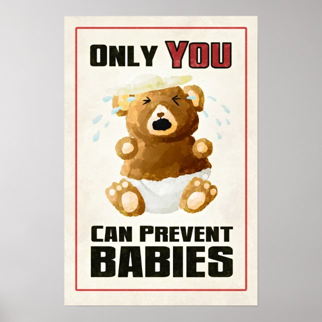Endast du kan förhindra Spädbarn Poster (Framsidan)
