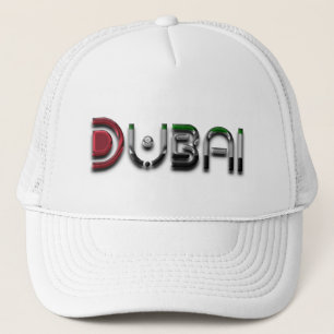 Endast Elegant för Dubai UAE Typography Keps