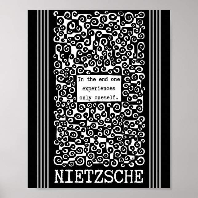 Endast en av de erfarenheter som Nietzsche själv c Poster (Framsidan)