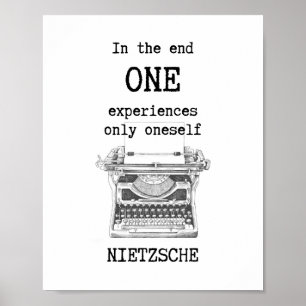 Endast en av de erfarenheter som Nietzsche själv c Poster
