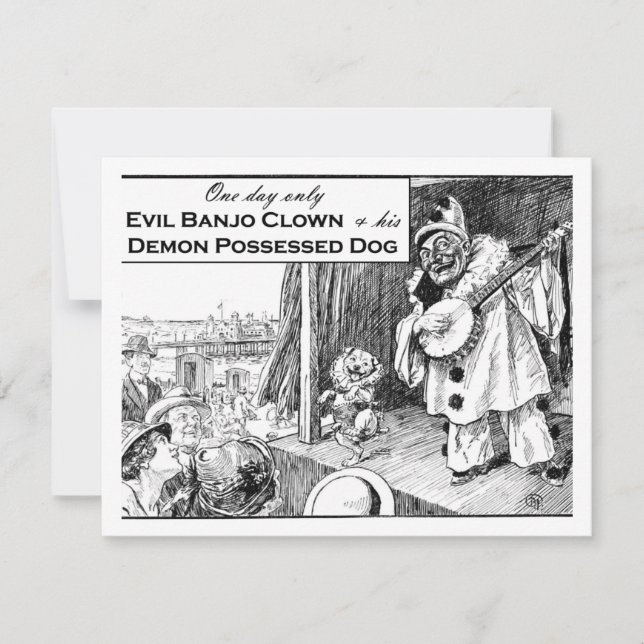 Endast en dag: Evil Banjo Clown (Framsida)