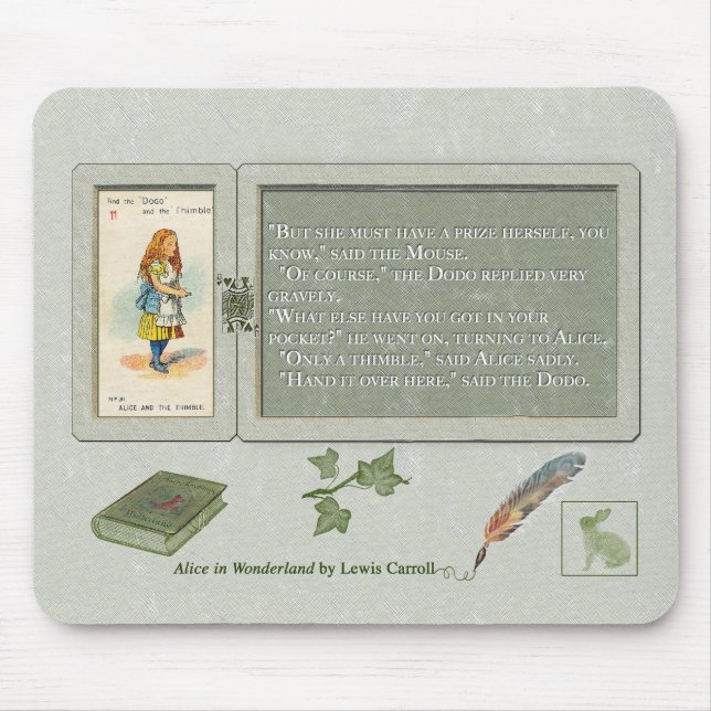 Endast en fingerborg Mousepad Musmatta (Framsidan)