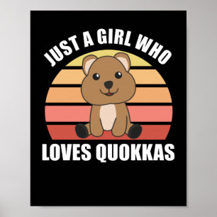 Endast en flicka Kärlek Quokka - Sweet Quokka Poster