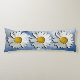 Endast en marguerit-Blommar + din text och dina id Kroppskudde