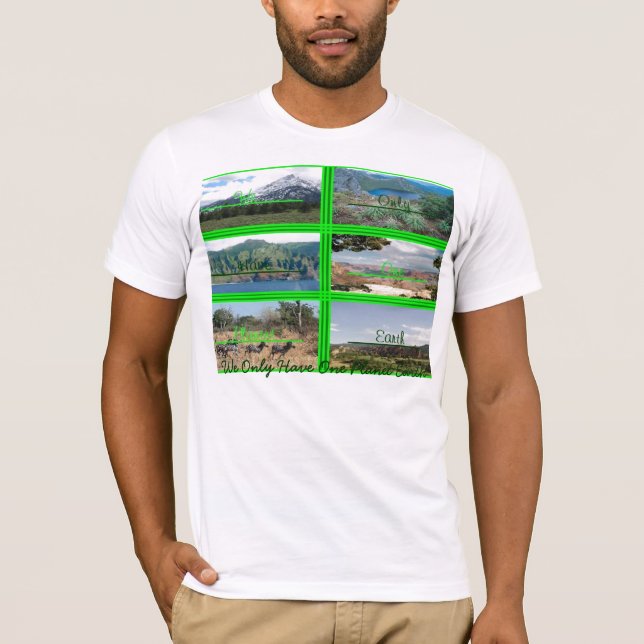 Endast en planetjord tee shirt (Framsida)