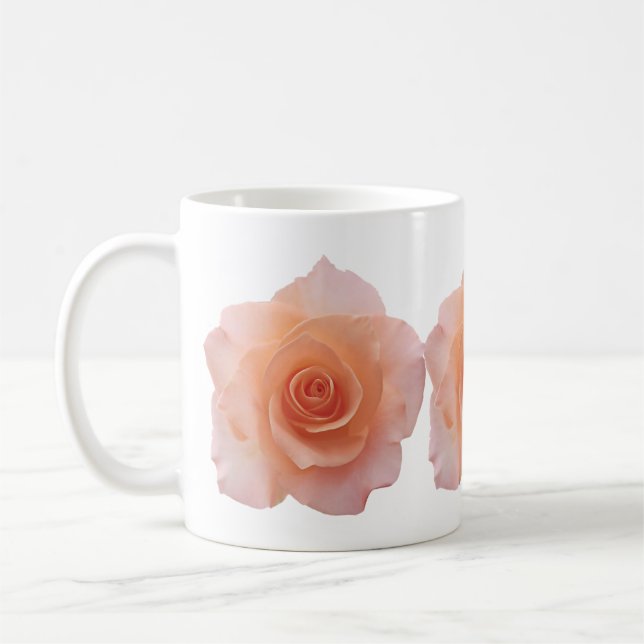 Endast en Ro-Blommar + din text och dina idéer Kaffemugg (Vänster)