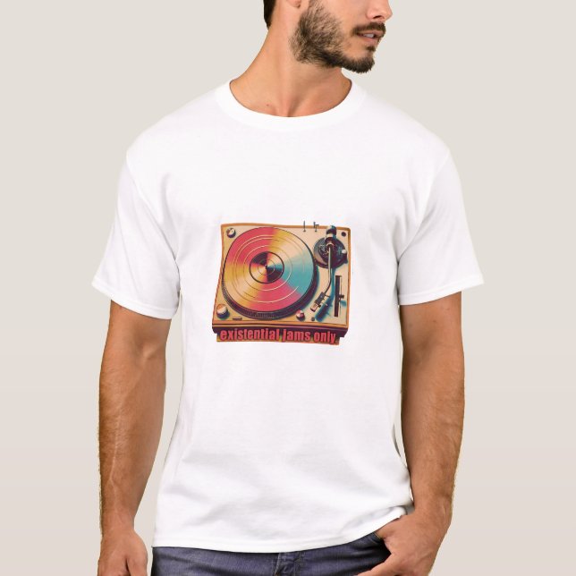 Endast Essential Sylt - Retro Turntable Design T Shirt (Framsida)