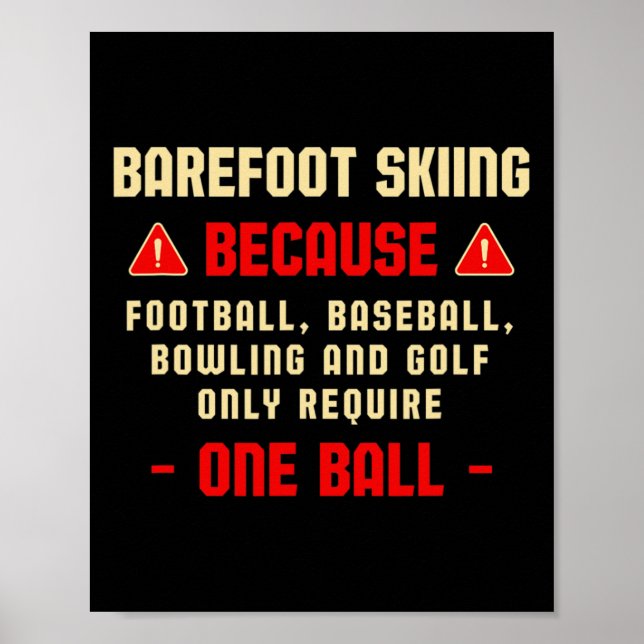 Endast ett Ll Refoot skidäventyr kräver sport Poster (Framsidan)