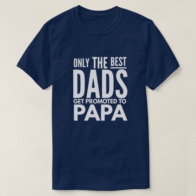 Endast får den bäst pappor främjad till pappan t-shirt (Design framsida)