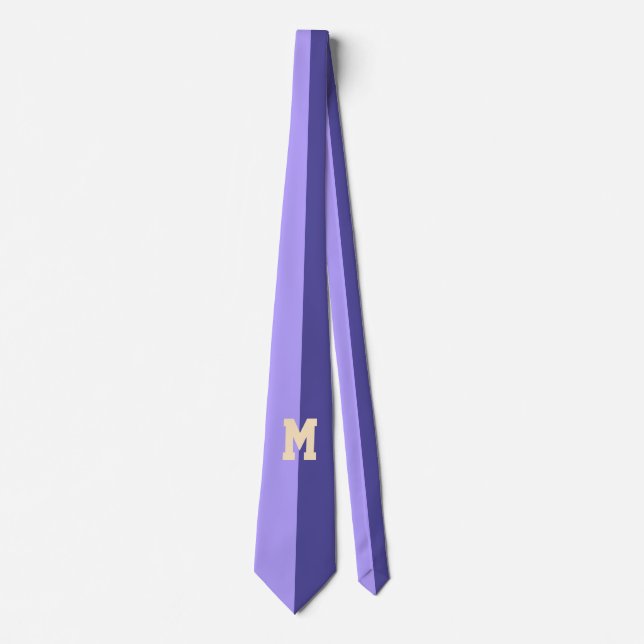Endast Färg Backgr. - 1/2 ljusviolett + din idé Slips (Framsida)