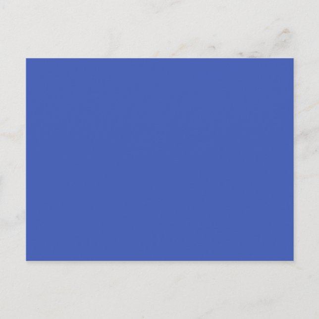 ENDAST FÄRG - blått Vykort (Framsida)