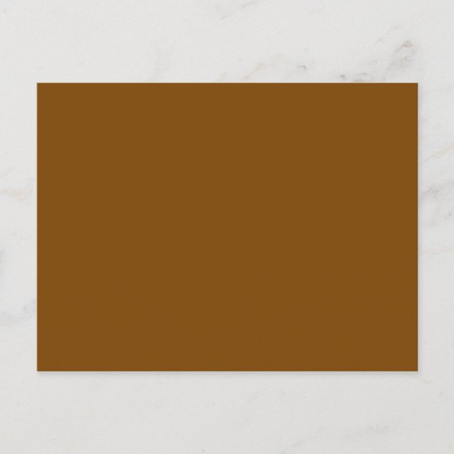 ENDAST FÄRG - brun Vykort (Framsida)