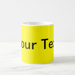 ENDAST FÄRG / citon + din text Kaffemugg