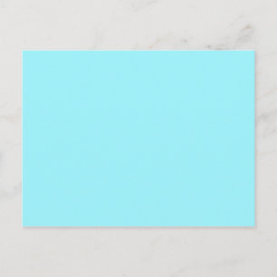 ENDAST FÄRG - cyan Vykort