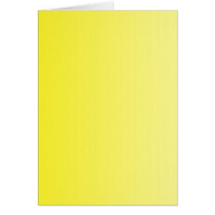 ENDAST FÄRG-gradienter - citron Hälsningskort