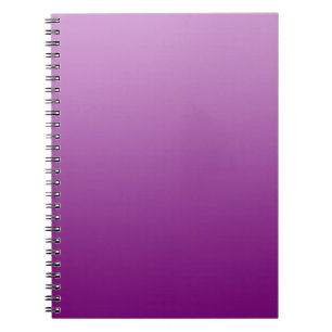 ENDAST FÄRG gradienter - magenta Anteckningsbok
