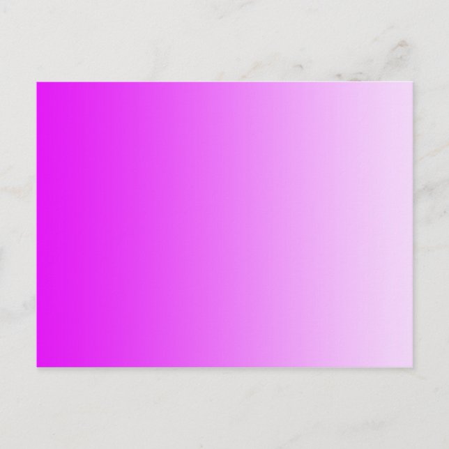 ENDAST FÄRG-gradienter - nyare rosa Vykort (Framsida)