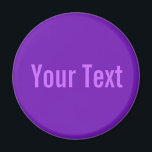 ENDAST FÄRG / lila din text Magnet<br><div class="desc">Endast Färg som ingår i EDDA Fröhlich | Mall: bakgrund färg för text eller bild | Utveckling: färg ditt liv. | Missar du andra färger, produkter eller mönster? Kontakta mig gärna: contact@eddart.de</div>