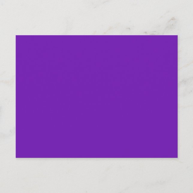 ENDAST FÄRG - lila Vykort (Framsida)