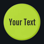 ENDAST FÄRG / ljust grönt din text Magnet<br><div class="desc">Endast Färg som ingår i EDDA Fröhlich | Mall: bakgrund färg för text eller bild | Trend: färg ditt liv. | Missar du andra färger, produkter eller mönster? Kontakta mig gärna: contact@eddart.de</div>