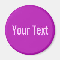 ENDAST FÄRG / magenta + texten