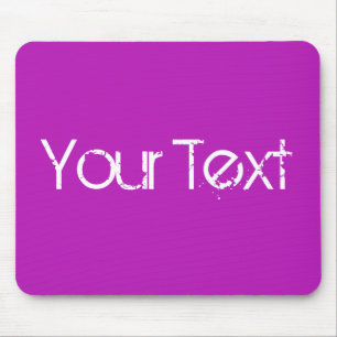 ENDAST FÄRG / magenta + texten Musmatta