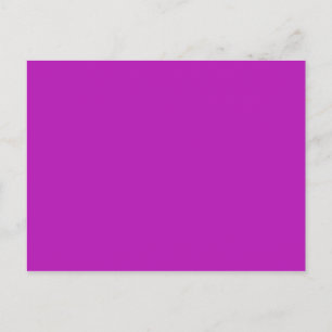 ENDAST FÄRG - magenta Vykort