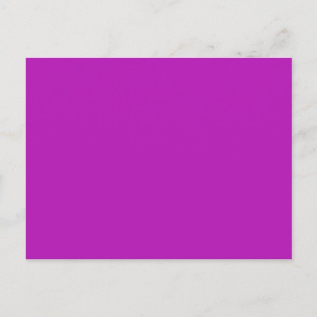 ENDAST FÄRG - magenta Vykort (Framsida)