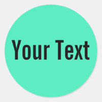 ENDAST FÄRG | Mint + din text