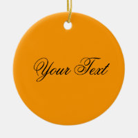 ENDAST FÄRG / orange + texten