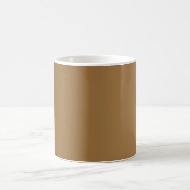 ENDAST FÄRG-övertoningar - bruna Kaffemugg (Center)