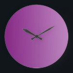 ENDAST FÄRG-övertoningar - magenta Stor Klocka<br><div class="desc">Endast Färg som ingår i EDDA Fröhlich | Mall: bakgrund färg för text eller bild | Utveckling: färg ditt liv</div>