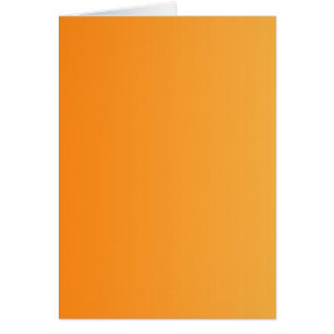 ENDAST FÄRG-övertoningar - orange Hälsningskort