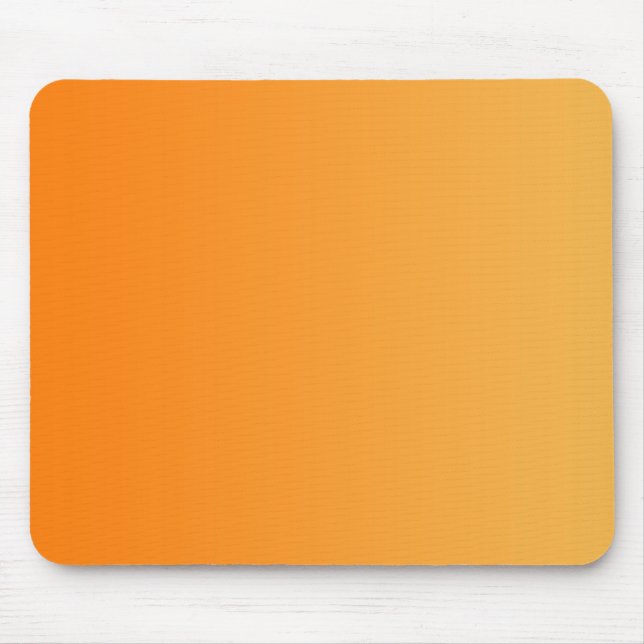 ENDAST FÄRG-övertoningar - orange Musmatta (Framsidan)