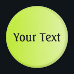 ENDAST FÄRG-övertoningar vår grönt   din text Magnet<br><div class="desc">Endast Färg som ingår i EDDA Fröhlich | Mall: bakgrund färg för text eller bild | Trend: färg ditt liv. | Missar du andra färger,  produkter eller mönster? Kontakta mig gärna: contact@eddart.de</div>