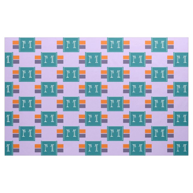 ENDAST FÄRG RAND - färgad + ditt monogram Tyg (Yard)