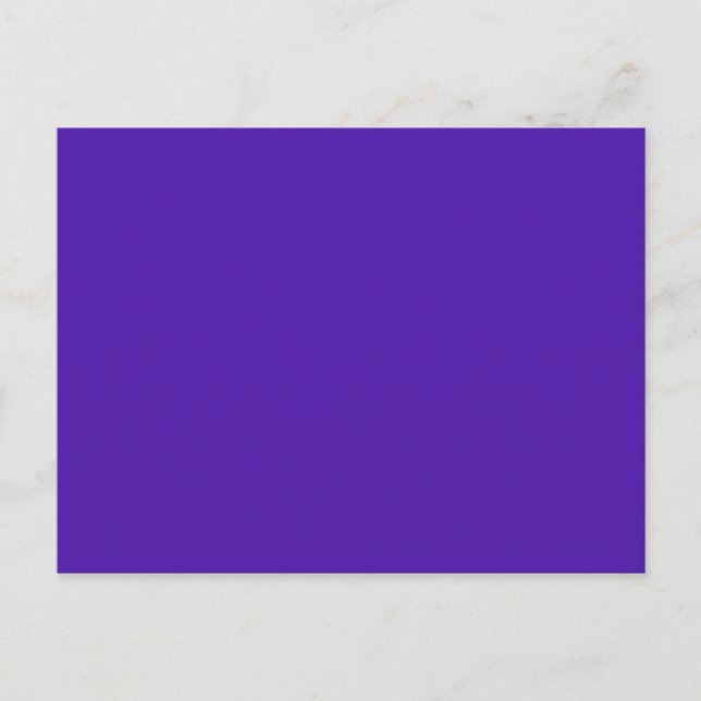 ENDAST FÄRG - violett Vykort (Framsida)