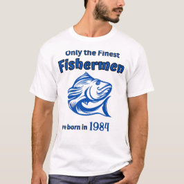 Endast finaste fiskare t shirt