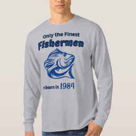 Endast finaste fiskare t shirt