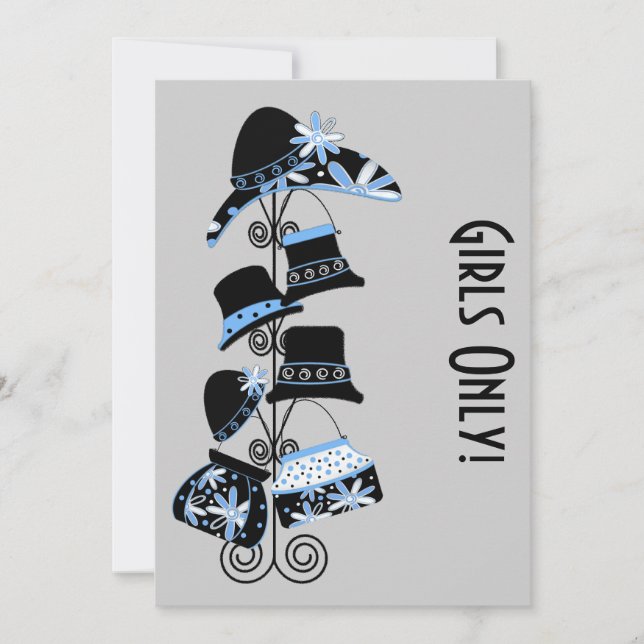 Endast flickinbjudan inbjudningar (Framsida)