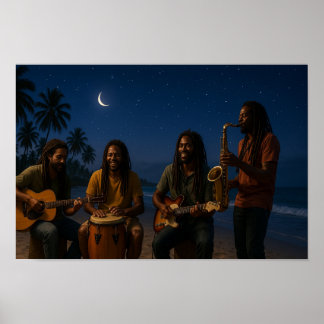 Endast för lokalbefolkningen Natt Jam Poster